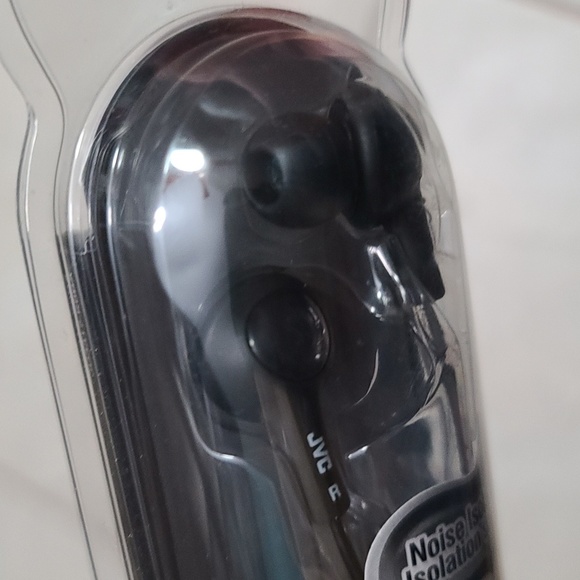 Earbuds NWT in bx Gumy Plus by JVC Kenwood, 1 pr Olive Black, HA-FX5-B - Picture 5 of 6